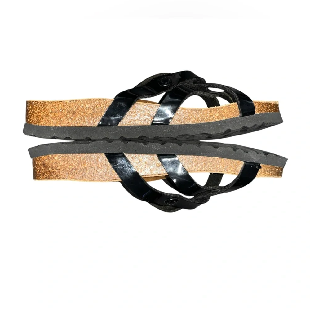 Birkenstock Betula Vinja Black Patent Sandals Size 38 (US 7) - Picture 6 of 8